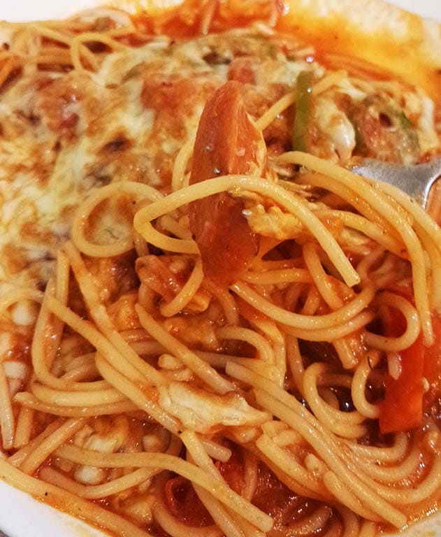 茄汁焗烤義大利麵