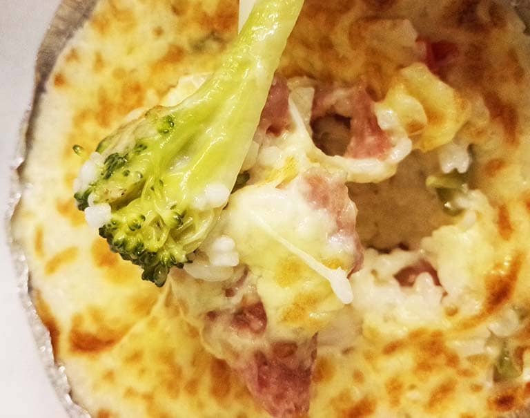 焗烤奶油培根燉飯