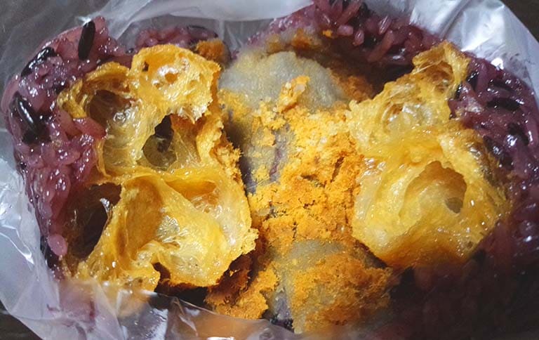 紫米芋泥飯糰