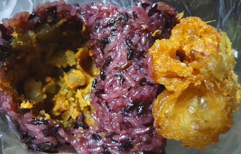 紫米傳統飯糰