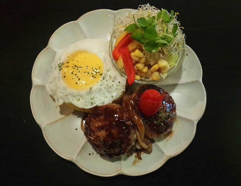 手打漢堡排飯