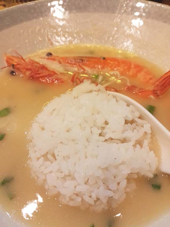 雞白湯拉麵 加飯