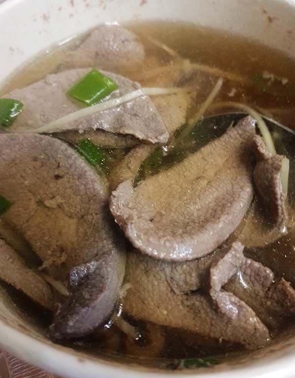 鮮嫩豬肝湯