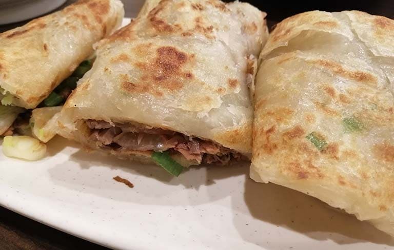 中式牛肉捲餅