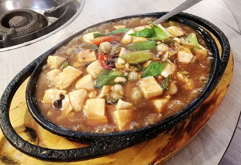 鐵板豆腐