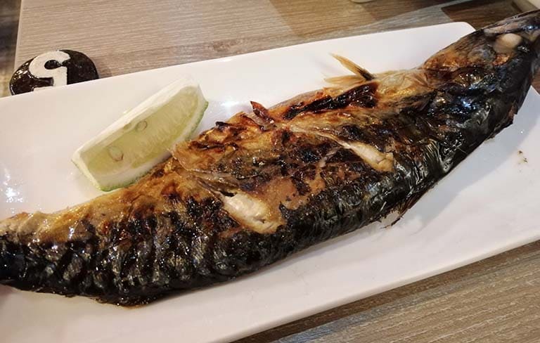 日式烤鯖魚