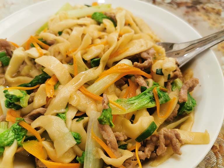 肉絲炒麵