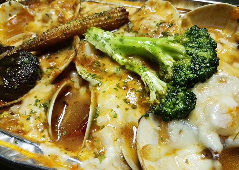 番茄鮮味蛤蠣焗烤飯
